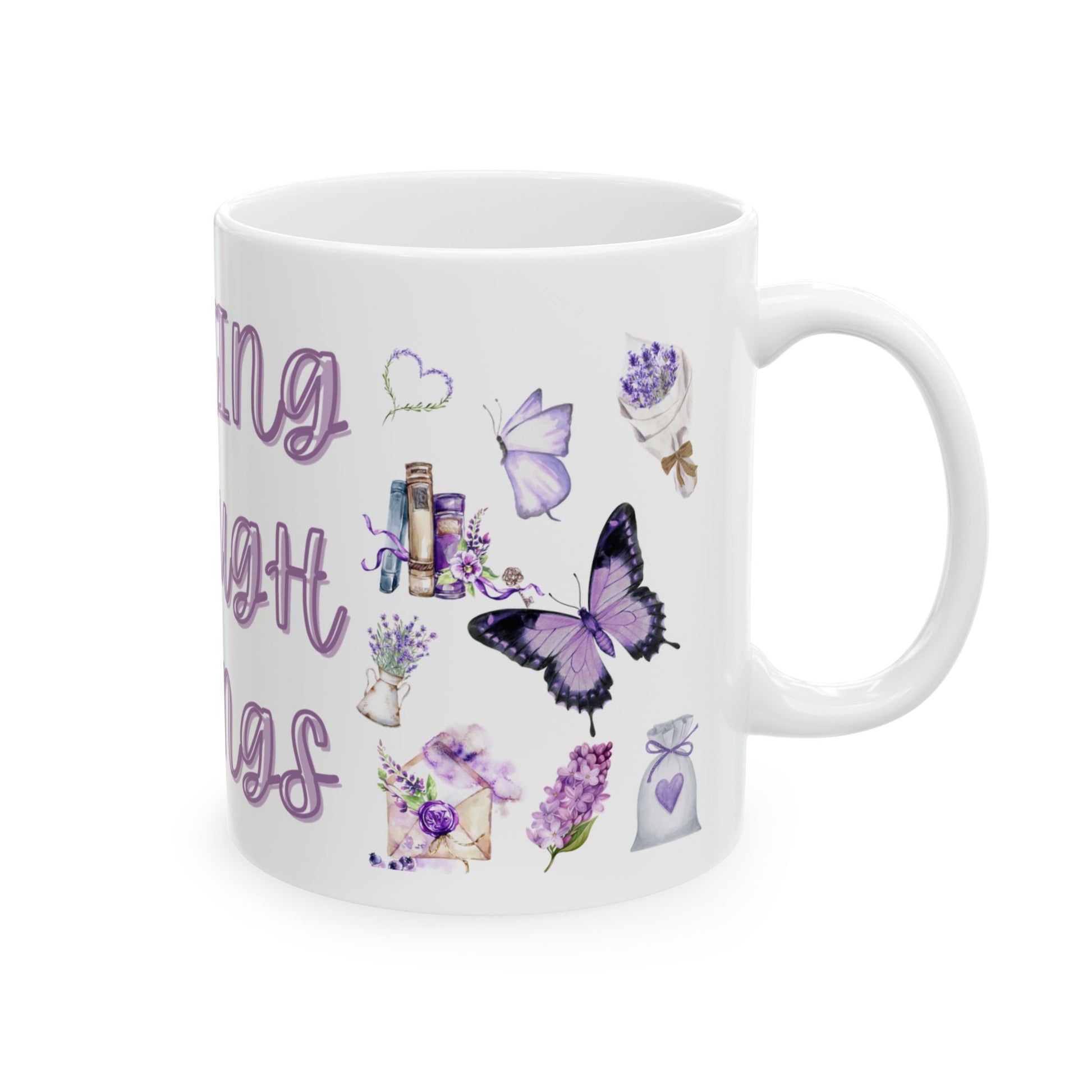 Whimsical Butterfly Ceramic Mug | Floating Through Feelings