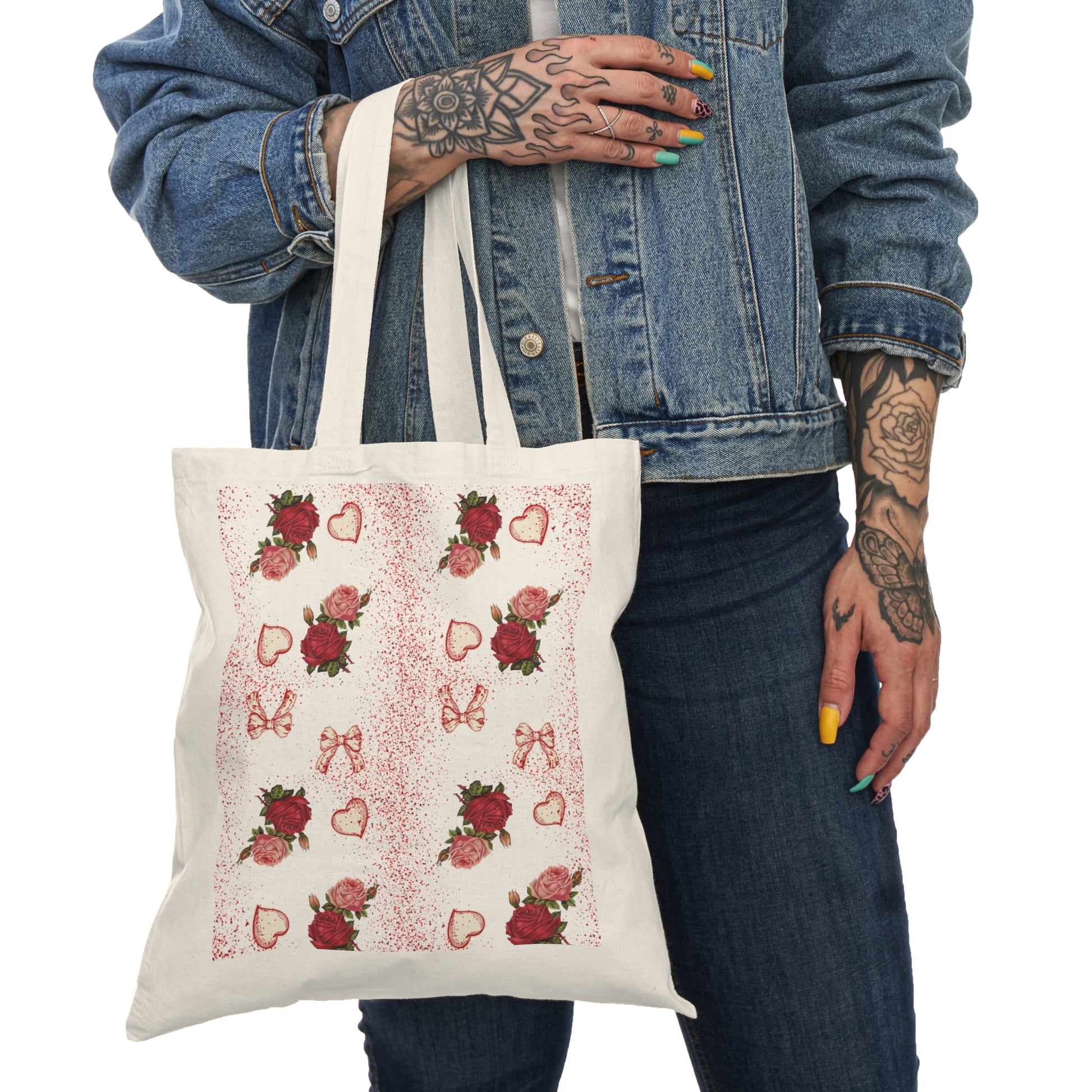 Romantic Floral Tote Bag