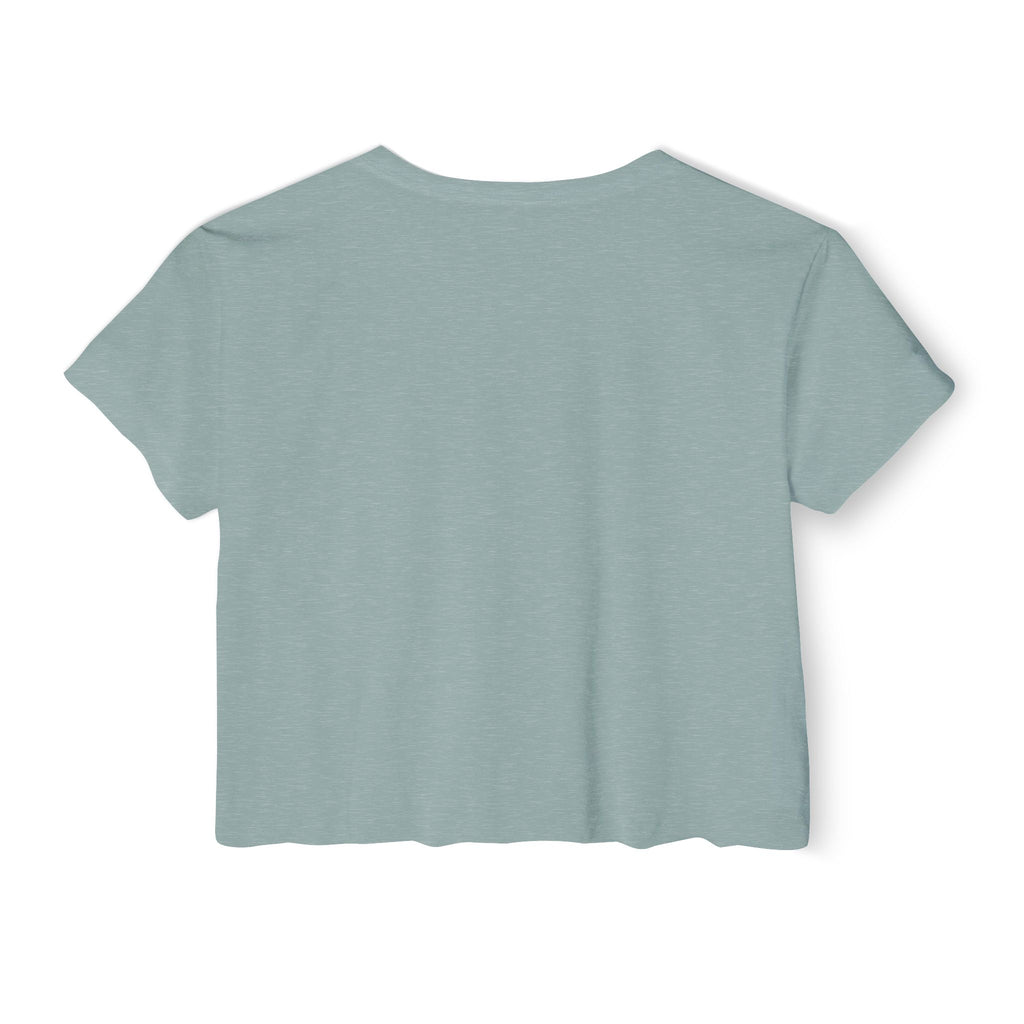 Women's Festival Crop Top with Heart Design