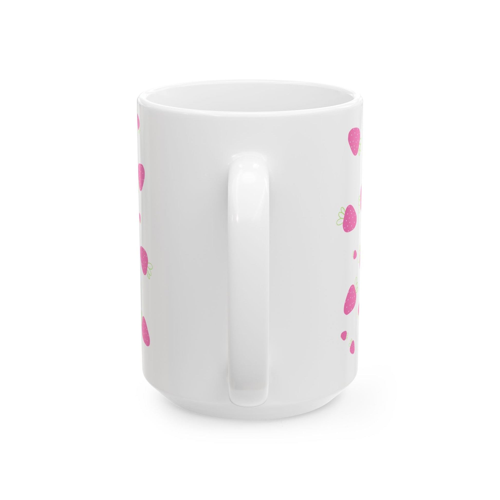 Cute Axolotl Mug, Pink Strawberry Design for Coffee Lovers, Ideal Gift for Birthdays, Holidays, or Just Because