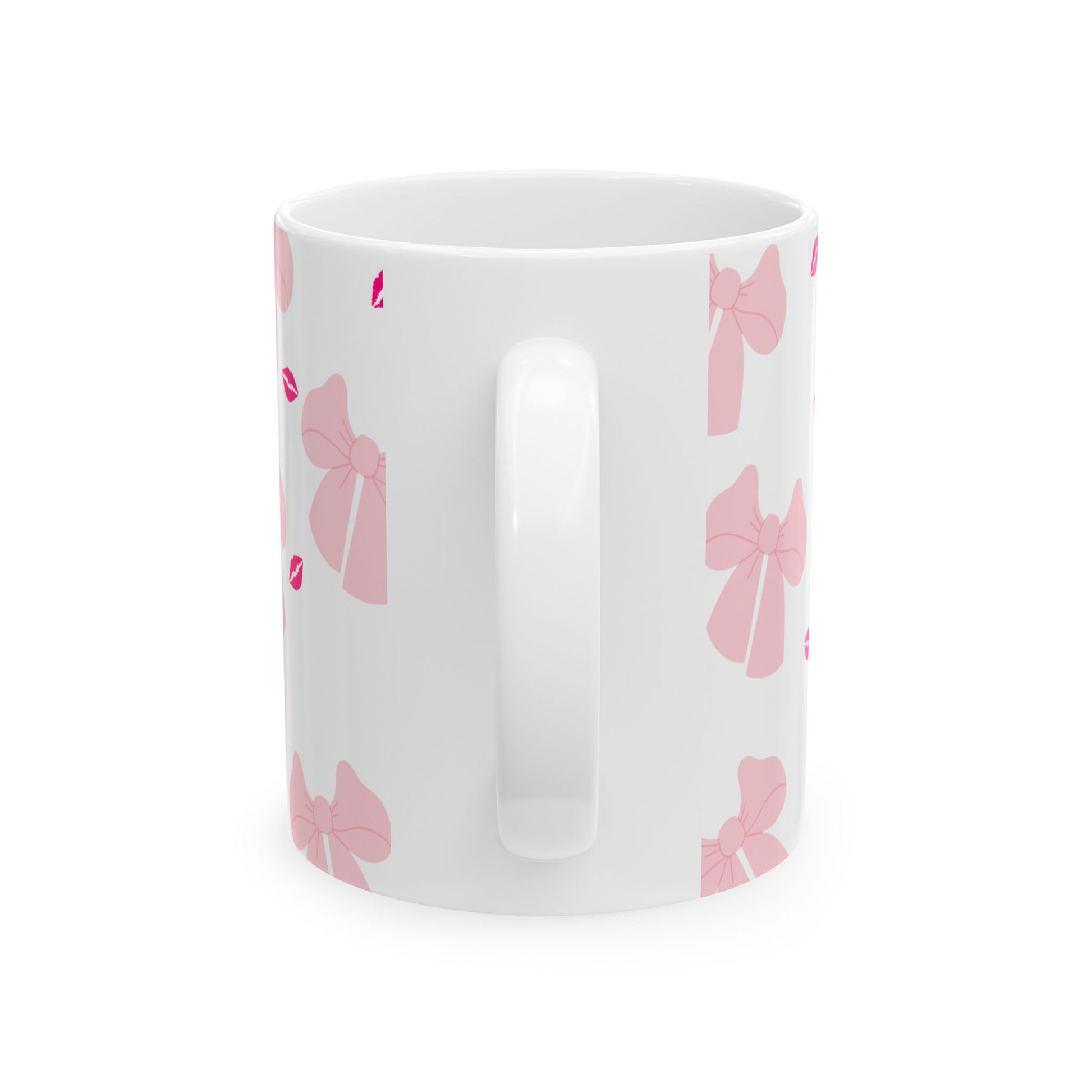 Chic Lipstick Lashes Mug, Perfect Gift for Makeup Lovers, Stylish Coffee Cup for Daily Use, Cute Tea Mug for Best Friends